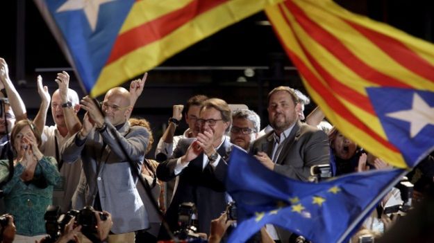 Sztab wyborczy ruchu Junts pel Si