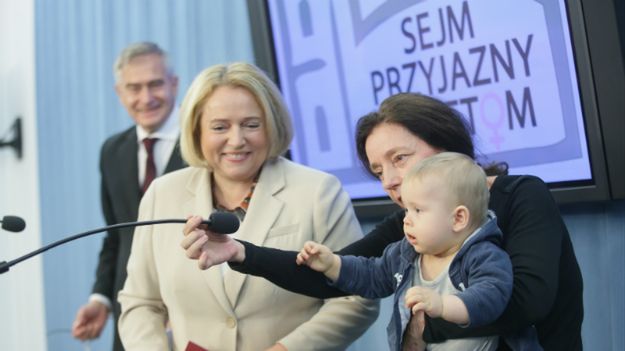 Od lewej: Wanda Nowicka i Barbara Sienkiewicz