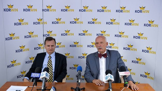 Tomasz Sommer i Janusz Korwin-Mikke