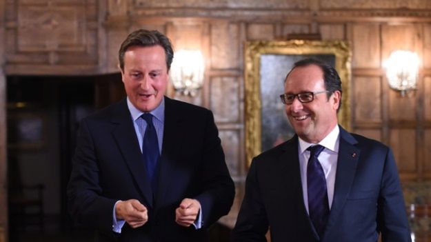 Francois Hollande i David Cameron