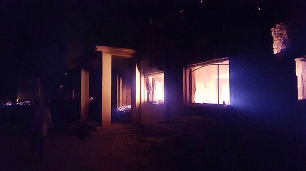 Pożar w szpitalu po nalocie USA