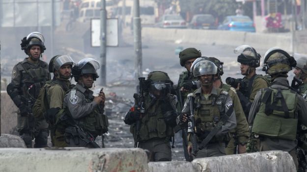 Izraelscy żołnierze w Jerozolimie