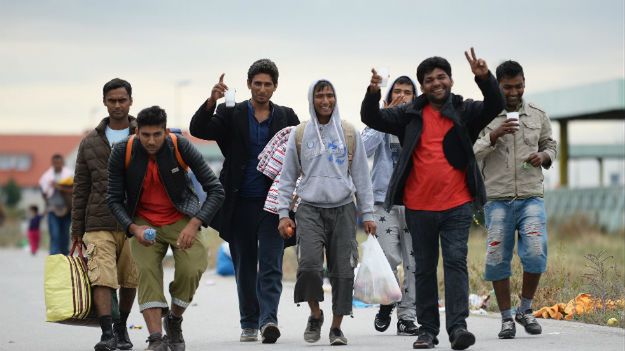 Uchodźcy przybyli do Europy