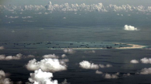 Prace strony chińskiej na rafie archipelagu Spratly