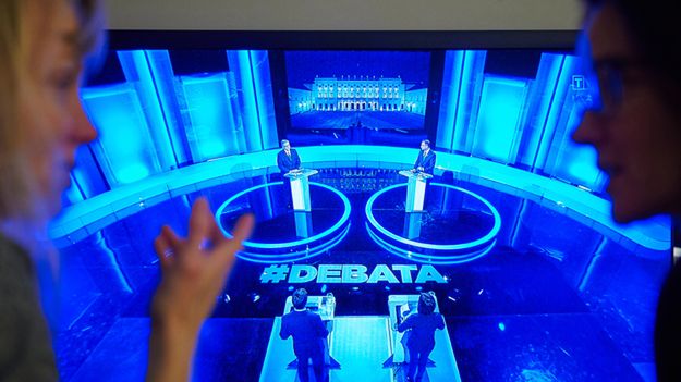 Niedzielna debata prezydencka, którą zorganizowano w TVP1