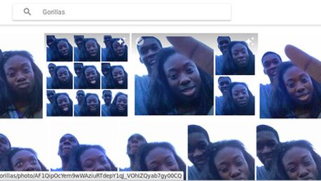 Zrzut ekranu obrazujący wpadkę Google