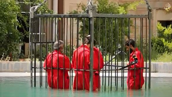 Kadr z makabrycznego nagrania