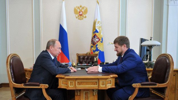 Władimir Putin i Ramzan Kadyrow