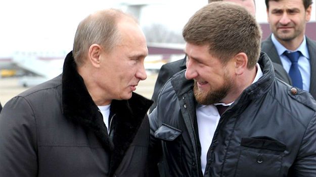 Władimir Putin i Ramzan Kadyrow