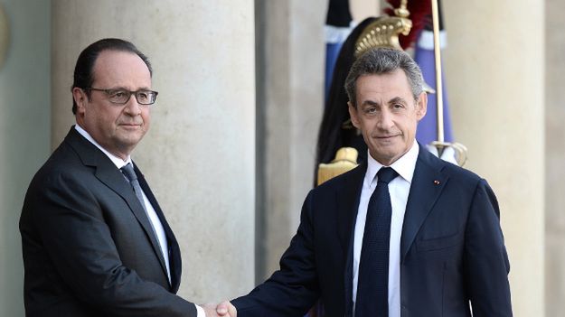 Francois Hollande i Nicolas Sarkozy