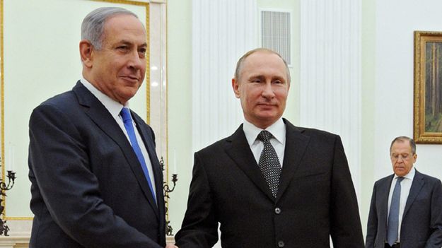 Spotkanie Benjamina Netanjahu i Władimira Putina na Kremlu 21 kwietnia