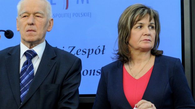 Małgorzata Zwiercan i Kornel Morawiecki