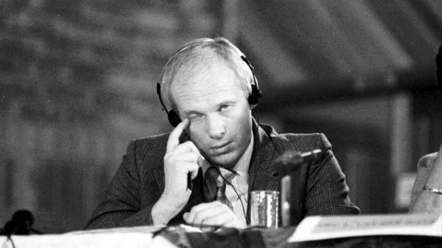 Janusz Waluś podczas przesłuchania - zdjęcie archiwalne