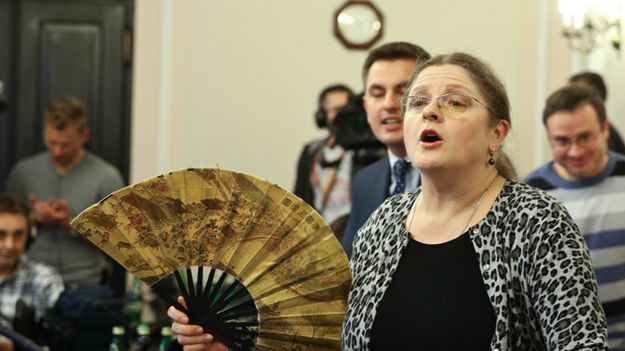 Krystyna Pawłowicz w sejmie w grudniu 2015 r.