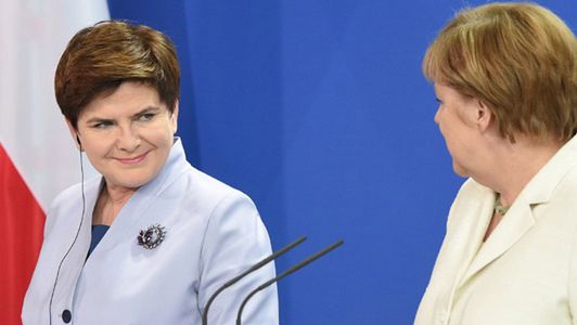 Beata Szydło, Angela Merkel