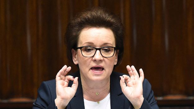 Minister edukacji Anna Zalewska