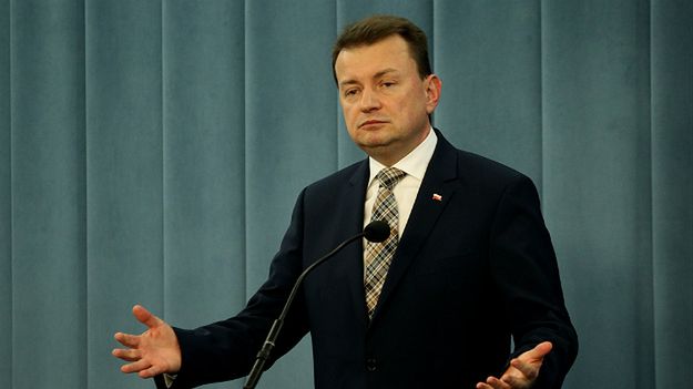 Szef MSWiA Mariusz Błaszczak