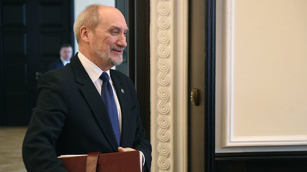 Minister obrony narodowej Antoni Macierewicz