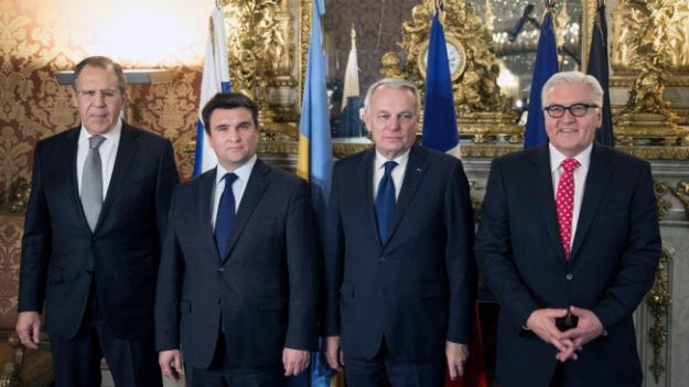 Ministrowie spraw zagranicznych Rosji, Ukrainy, Francji i Niemiec