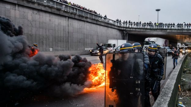 Strajki taksówkarzy w Paryżu