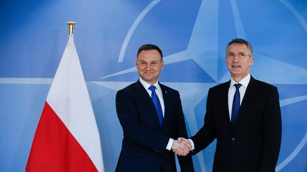 Andrzej Duda i Jens Stoltenberg