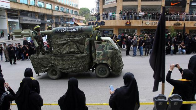 Parada Hezbollahu; Liban, październik 2015 r.