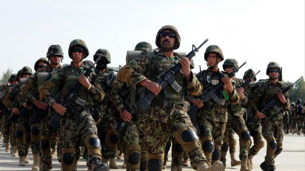 Żołnierze afgańskiej armii