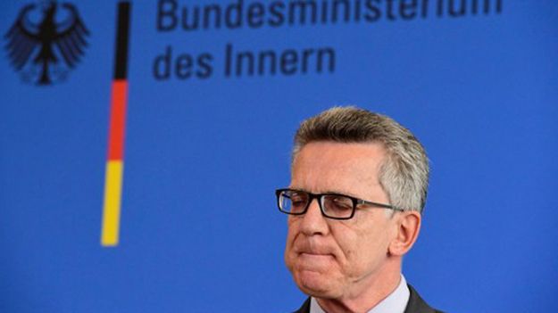 Szef MSW Niemiec Thomas de Maiziere 25 lipca
