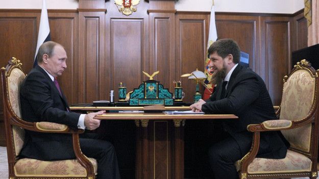 Spotkanie Władimira Putina i Ramzana Kadyrowa; marzec 2016 r.