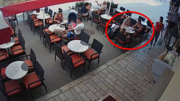 Zachowanie Polaka zarejestrowała kamera monitoringu