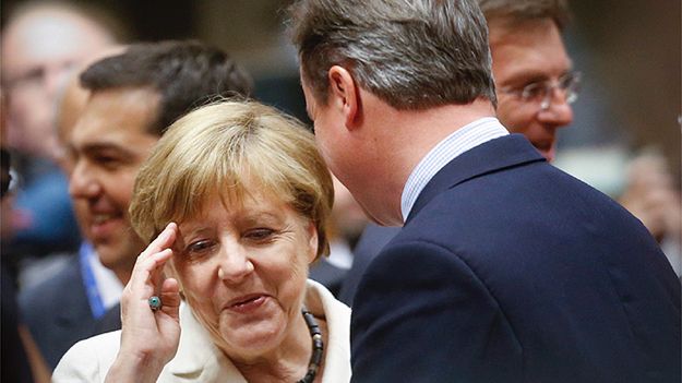 Angela Merkel i David Cameron