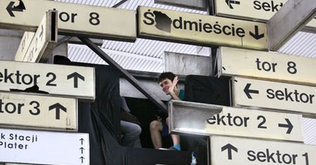 Instalacja na Dworcu Centralnym