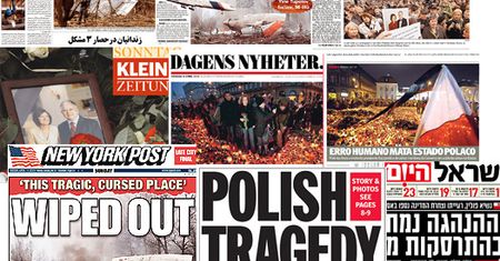 Świat o polskiej tragedii