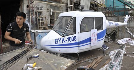 Helikopter "domowej roboty"