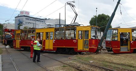 Wypadek tramwaju