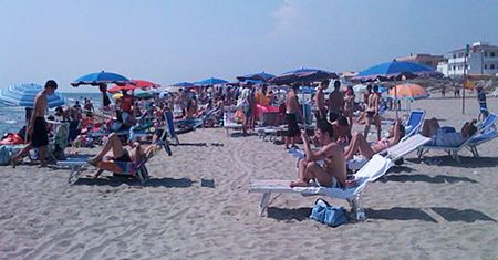 Zakupy na plaży