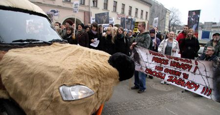 Protest w Kielcach