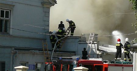 Pożar w klinice