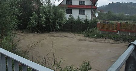Podtopione domy, zalane ulice