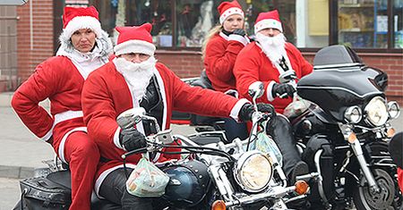 Motocyklowe Mikołajki 2010
