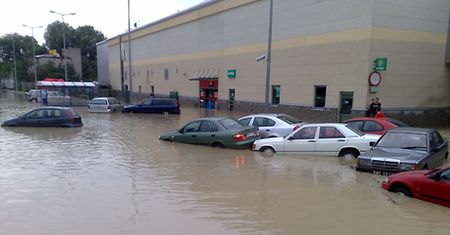 Dębica pod wodą