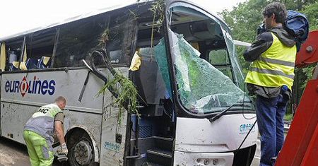 Wypadek polskiego autokaru