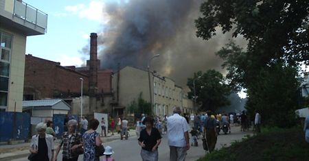 Pożar w Radomiu