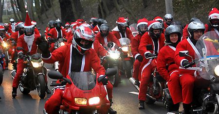 Święty na motorze