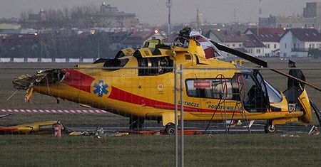 Wypadek medycznego śmigłowca
