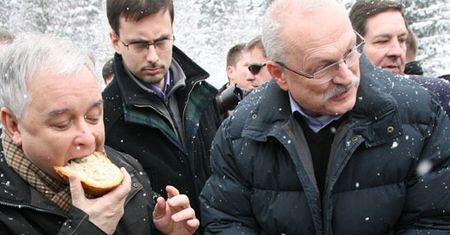 Lech Kaczyński goszczony na Słowacji