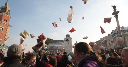 Bitwa na poduszki w Warszawie