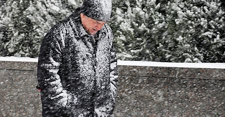 Burza śnieżna nad Nowym Jorkiem