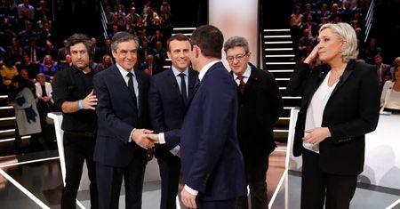 Burzliwa debata kandydatów w wyborach prezydenckich we Francji