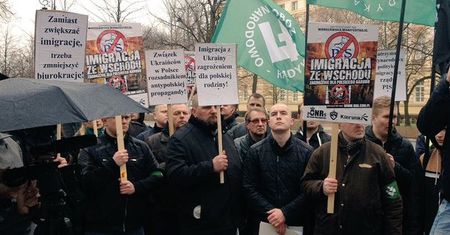 "Ukraińcy zagrożeniem dla Narodu Polskiego". ONR rozwiesza plakaty w Gdańsku